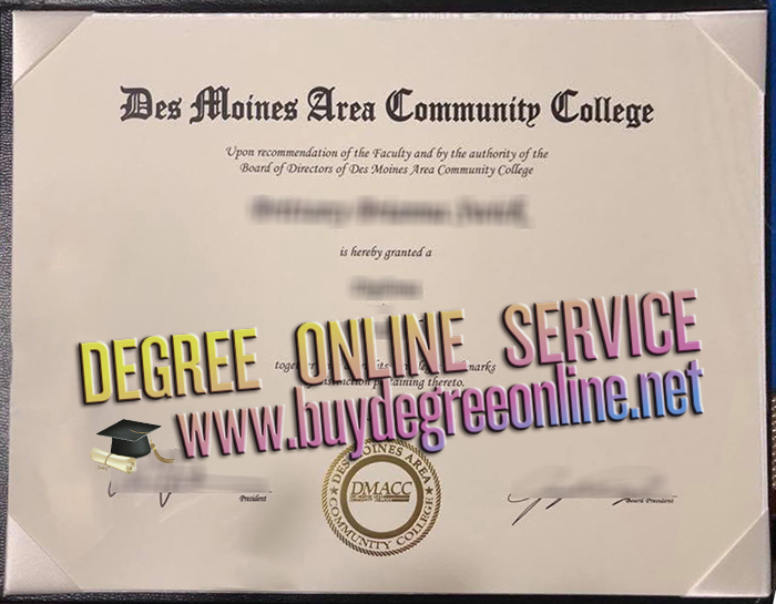 Des Moines Area Community College diploma