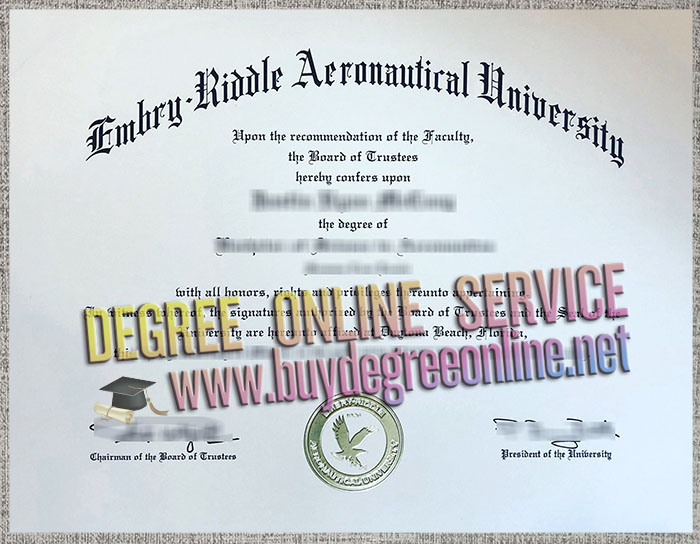 Embry–Riddle Aeronautical University diploma