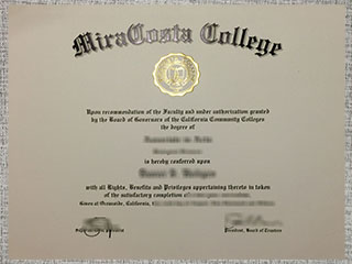 How to buy a fake MiraCosta College degree in the USA