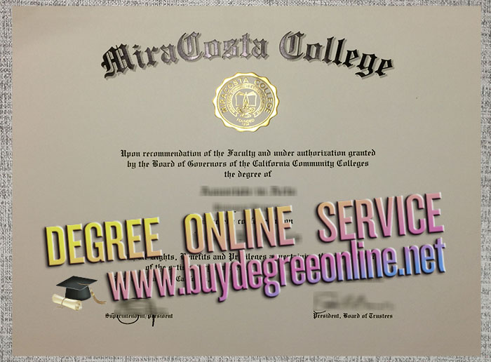 MiraCosta College degree