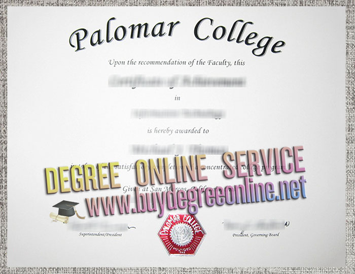 Palomar College degree