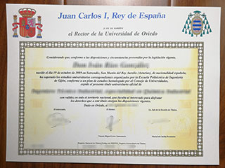 Where to buy a fake Universidad de Oviedo diploma certificate in Spain