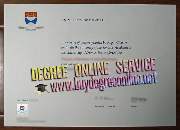 University of Dundee diploma