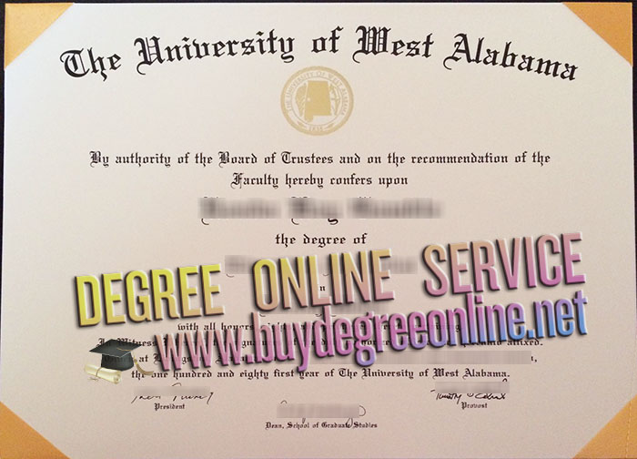 University of West Alabama degree