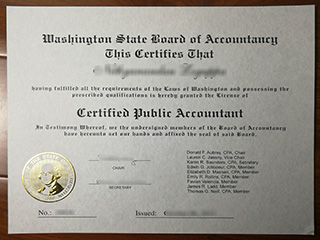 Buy Washington CPA certificate, obtain AICPA certificate in 2021