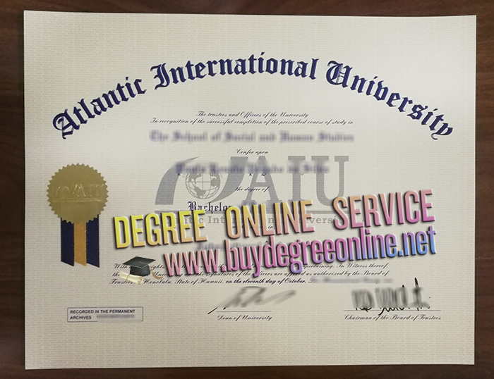 Atlantic International University degree