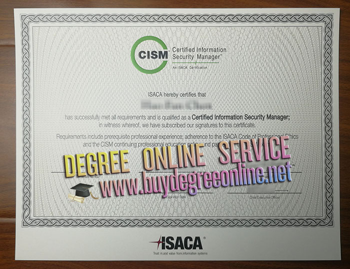 CISM certification