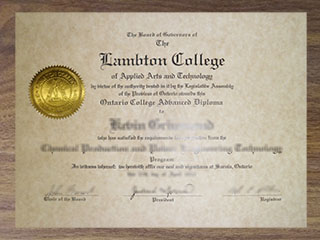 Where to buy a fake Lambton College diploma, get Advanced diploma