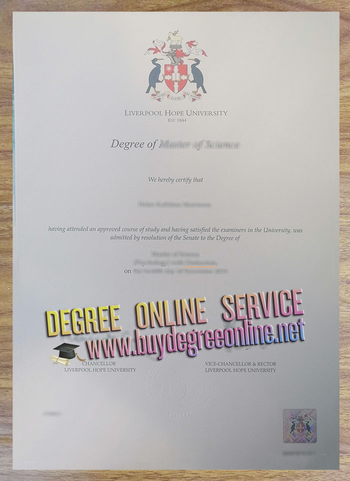 Liverpool Hope University degree