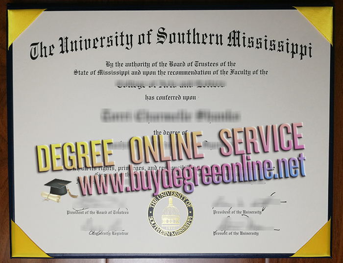 University of Southern Mississippi diploma