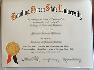 Buy Bowling Green State University diploma, fake BGSU degree in 2022