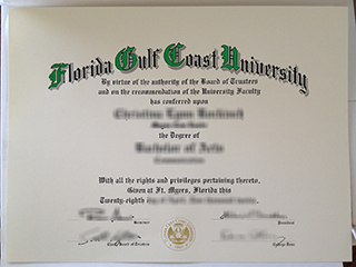 Copy Florida Gulf Coast University degree, buy a fake FGCU diploma