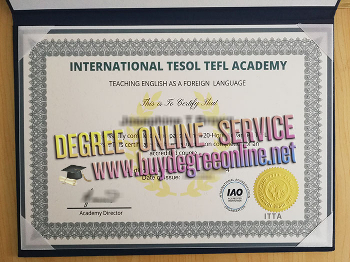 TESOL TEFL certificate