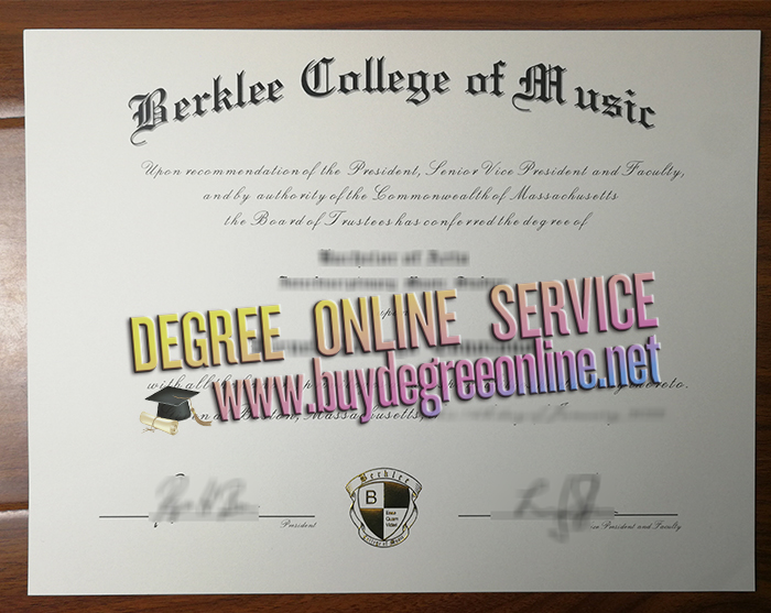  Berklee College of Music diploma