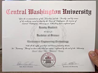 Who can make a realsitic Central Washington University degree online