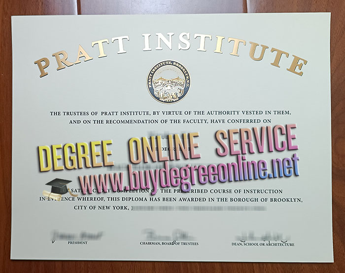 Pratt Institute diploma