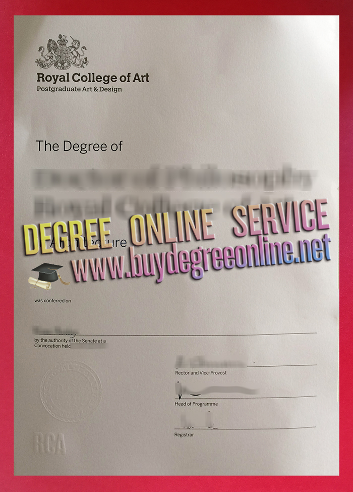 Royal College of Art degree