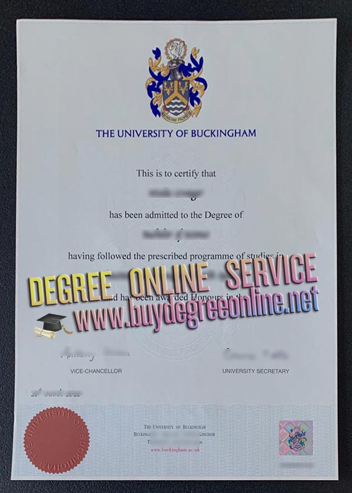 University of Buckingham degree