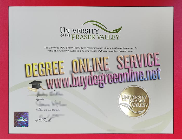 University of the Fraser Valley degree