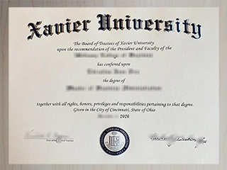 How many days to buy a fake Xavier University degree online