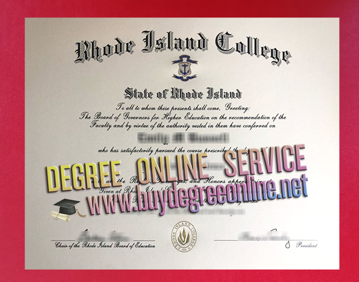 Rhode Island College diploma