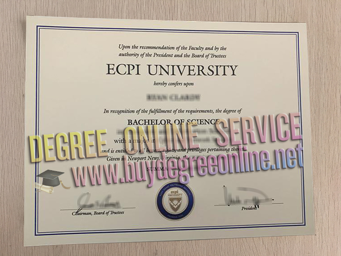 ECPI university diploma