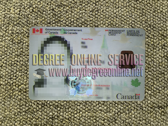 Canada permanent resident card