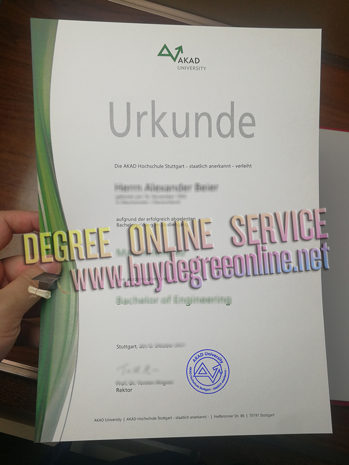 AKAD University degree