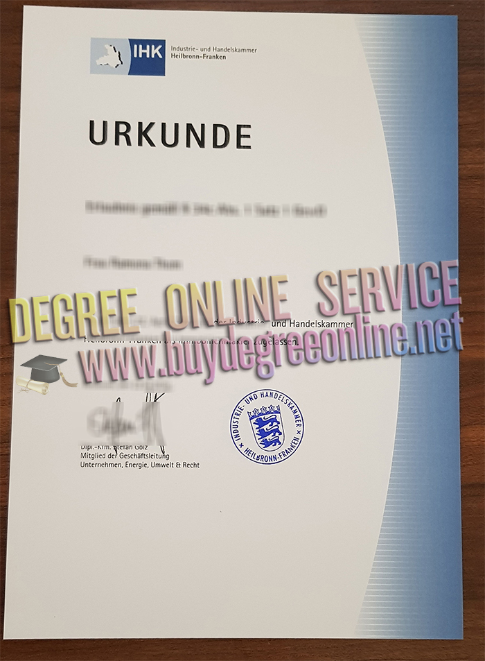 Industrie Und Handelskammer diploma