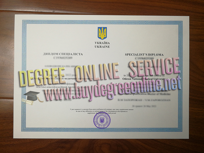 Odessa National Medical University degree