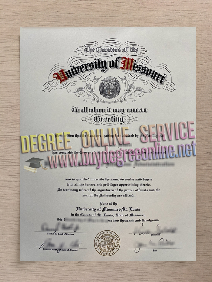 University of Missouri degree