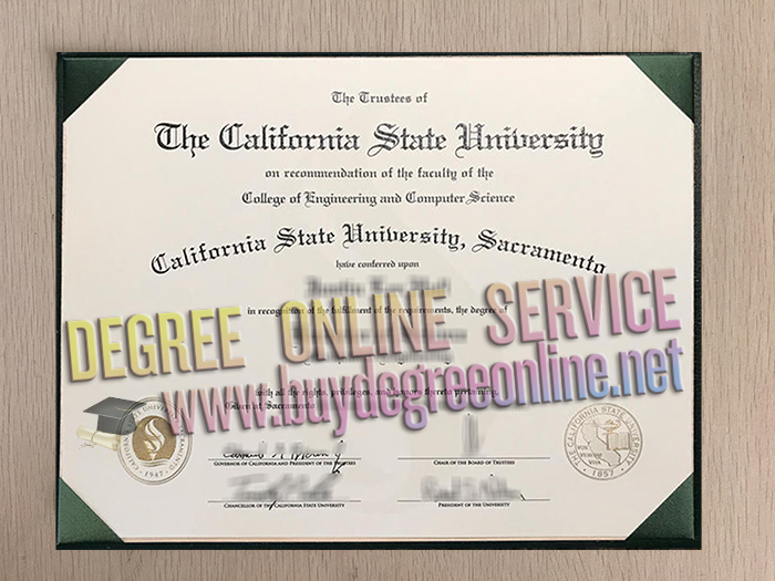 CSU Sacramento diploma