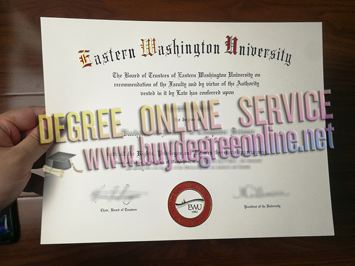 Eastern Washington University diploma