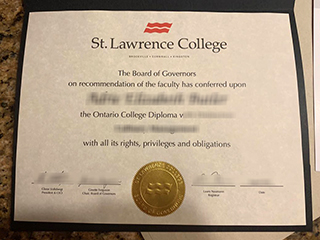 Can I buy a fake St. Lawrence College diploma in Ontario?