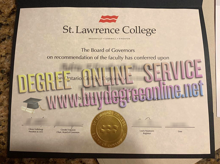 St. Lawrence College diploma