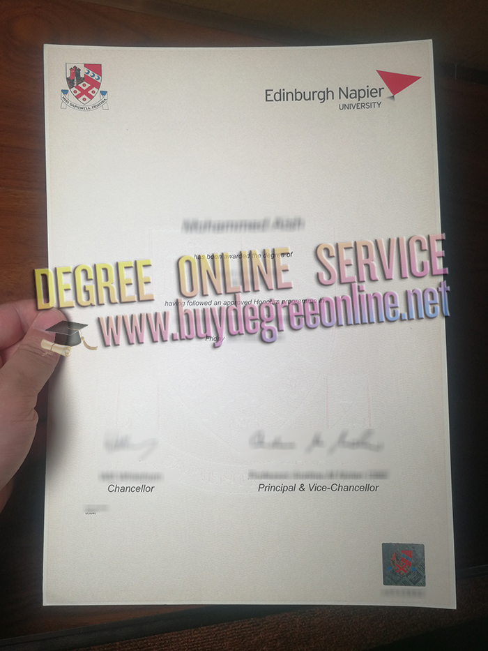 Edinburgh Napier University degree