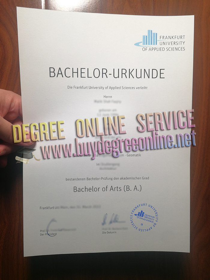 Frankfurt University of Applied Sciences degree