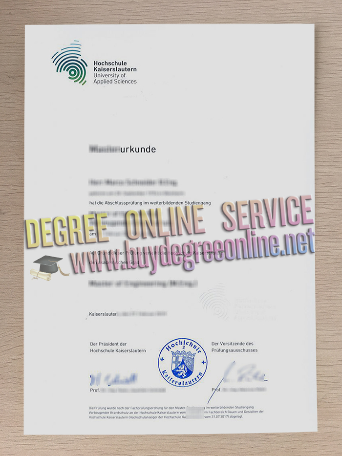 Hochschule Kaiserslautern degree