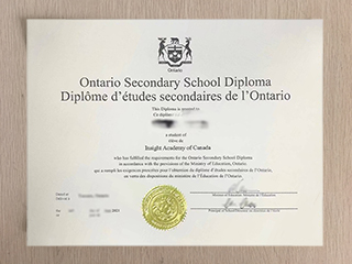 I want to order a fake Ontario Secondary School diploma in Canada