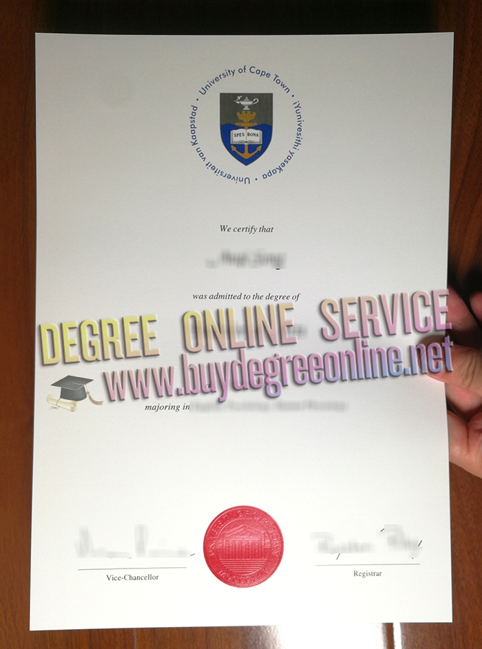 University of Cape Town diploma