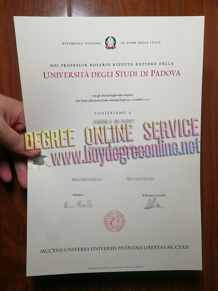 Università degli Studi di Padova diploma