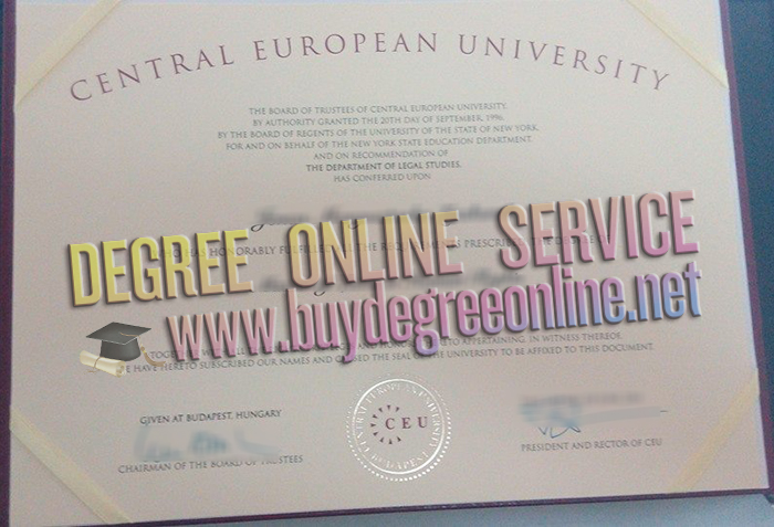 Central European University diploma