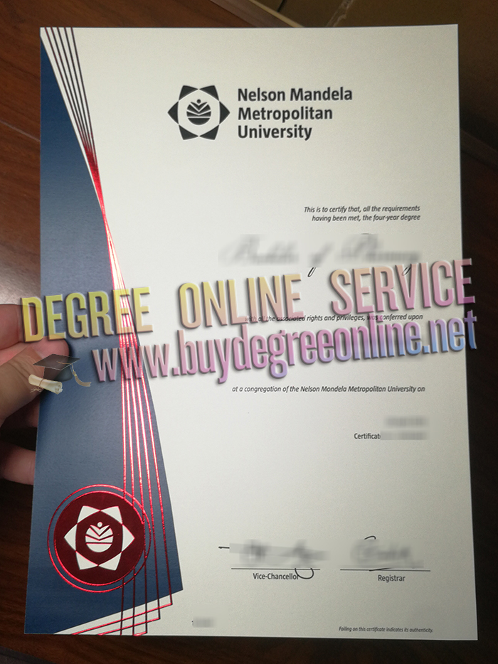 Nelson Mandela Metropolitan University diploma