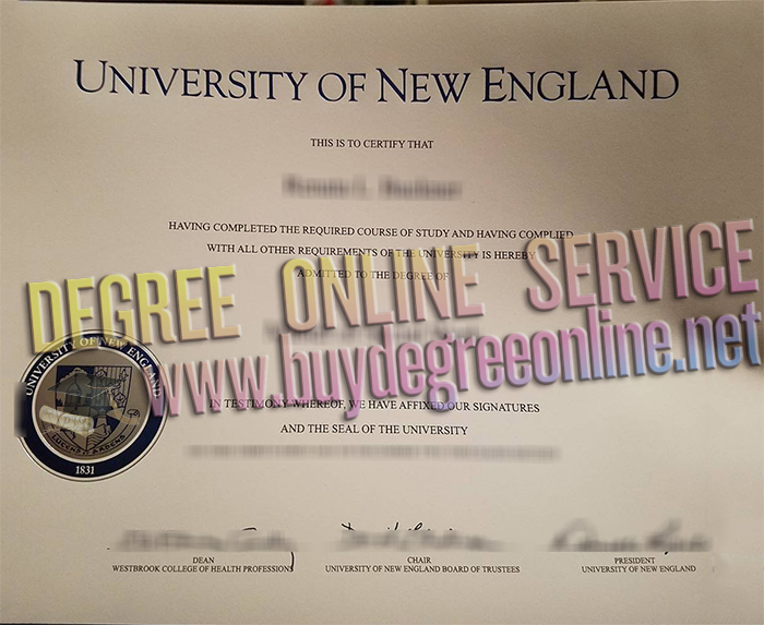 University of New England degree