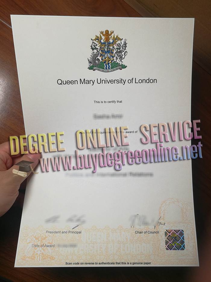 Queen Mary University of London diploma