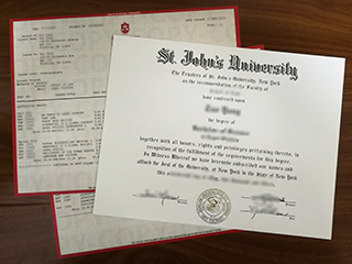 I want to buy a fake St. John’s University diploma with transcript online