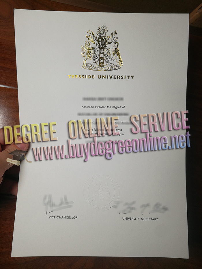 Teesside University diploma