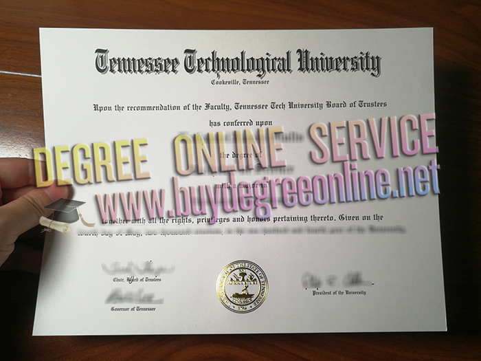 Tennessee Technological University diploma