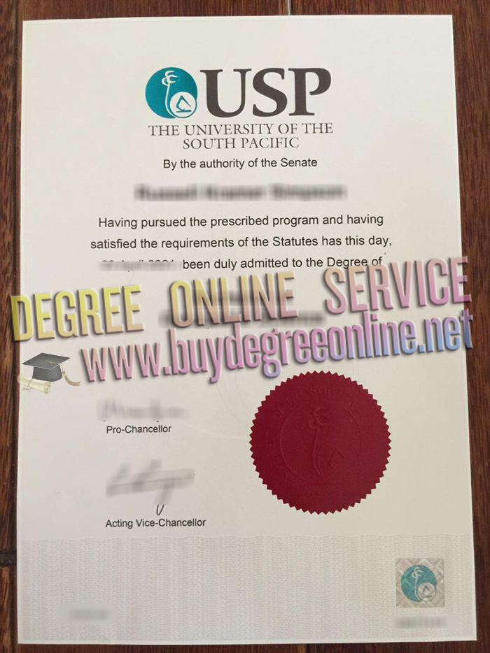 University of the South Pacific degree