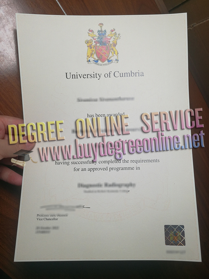 University of Cumbria diploma 